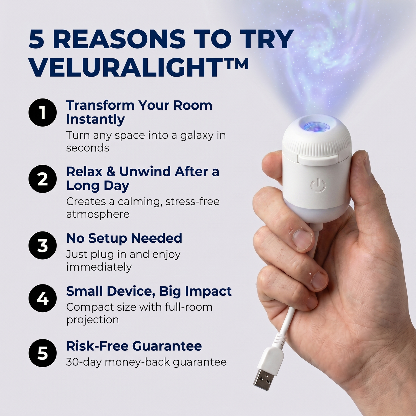 VeluraLight™ – The Galaxy Aura Projector